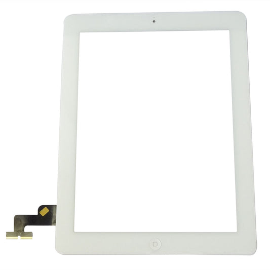 For iPad 2 Digitizer Touch Screen with Home Button and Adhesive - White