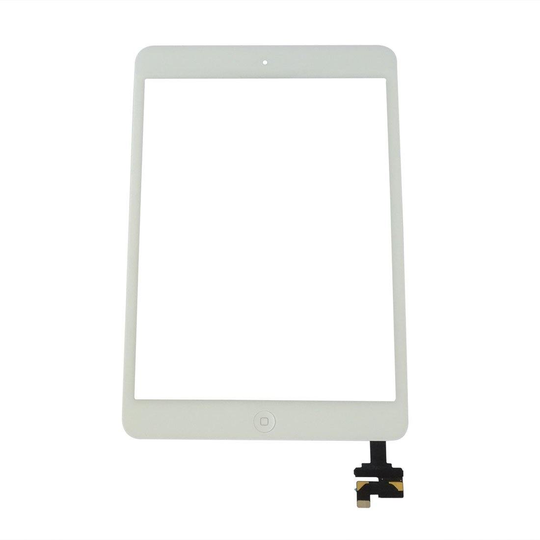Compatible For iPad Mini 1 - iPad Mini 2 Touch Digitizer With IC + Home Button Flex + Adhesive - White