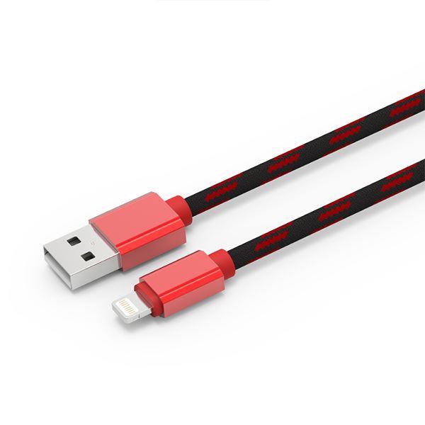 LDNIO LS23 Lightning USB Charging & Data Cable 2.4A - Red