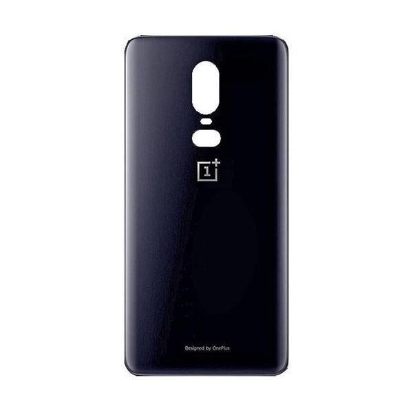 For OnePlus 6 Rear Back Glass Battery Cover - Black