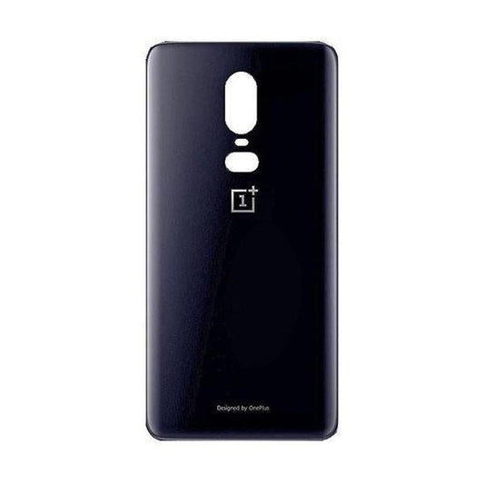 For OnePlus 6 Rear Back Glass Battery Cover - Black
