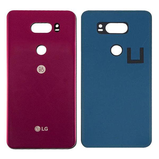 For LG V30 Rear Back Glass Battery Cover - Red