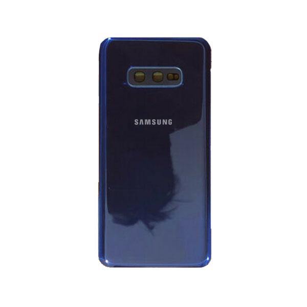 Replacement For Samsung Galaxy S10E SM-G970F Blue Rear Back Glass With Lens