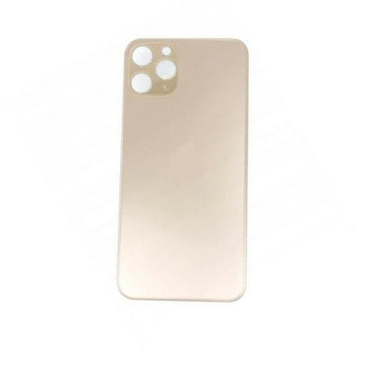 For Apple iPhone 11 Pro Back Glass Gold Big Hole Replacement