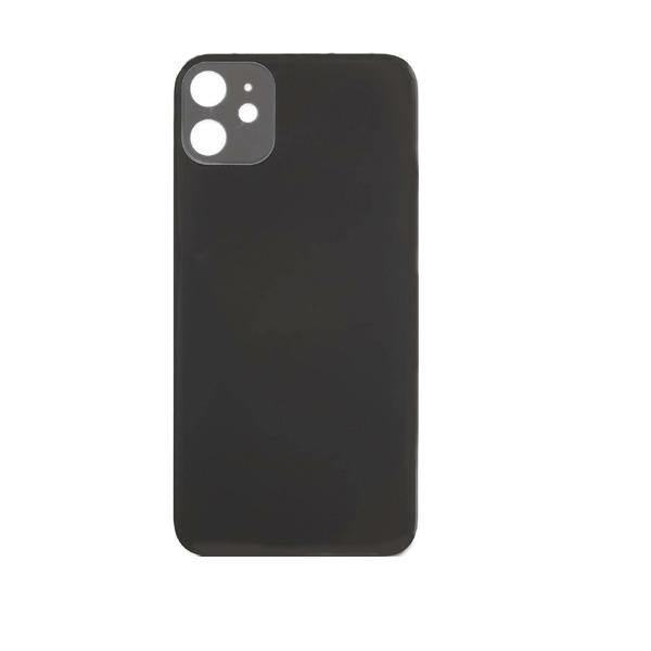 For Apple iPhone 11 Back Glass Black Big Hole Replacement