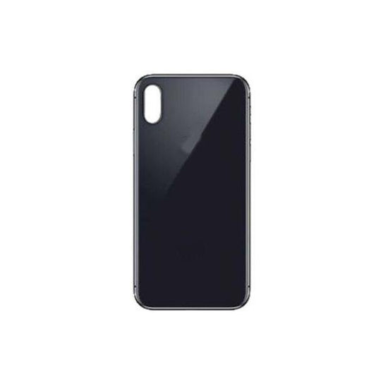 For Apple iPhone XS Max Back Glass Black Big Hole Replacement
