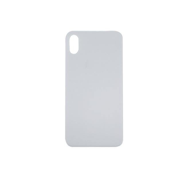 For Apple iPhone XS Back Glass White Big Hole Replacement