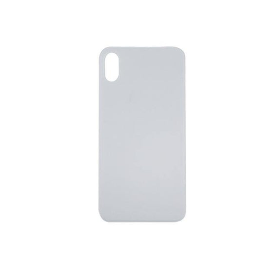 For Apple iPhone XS Back Glass White Big Hole Replacement