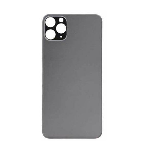 For Apple iPhone 11 Pro Max Back Glass Black Big Hole Replacement