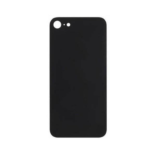 For Apple iPhone 8 Back Glass Black Big Hole Replacement