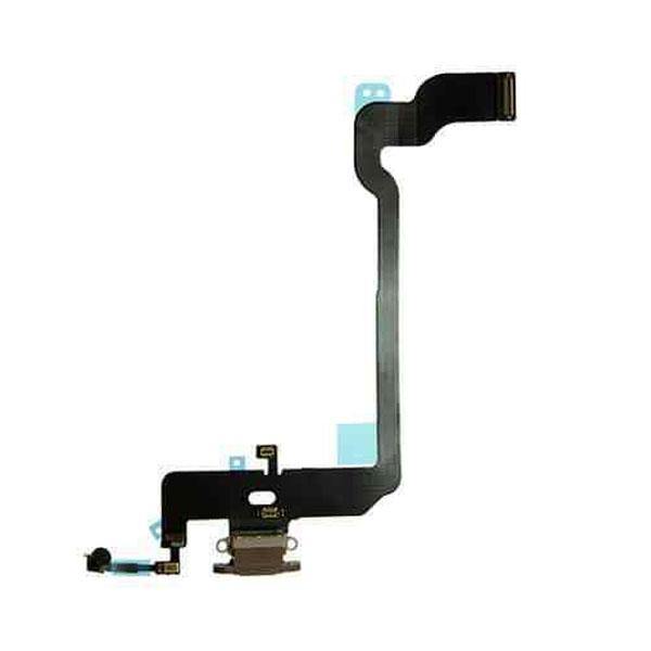 For iPhone XS Charging Port Flex Cable Compatible Silver Replacement UK
