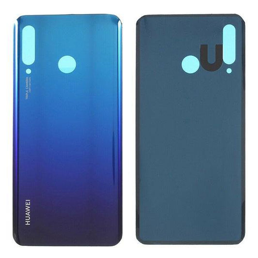 For Huawei P30 Lite Rear Back Glass Battery Cover - Peacock Blue