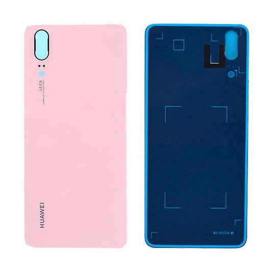 For Huawei P20 Rear Back Glass Battery Cover - Pink