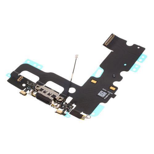 For iPhone 7 4.7" Charging Dock Port Flex Cable Ribbon Replacement Part Black