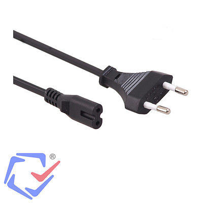 Maclean MCTV-809 Power cable connector 2 pin 1.5M EU