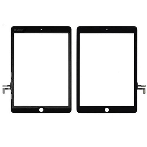 For iPad Air 1 - iPad 5 (2017) Touch Screen Digitizer Glass with Home Button Glue Black