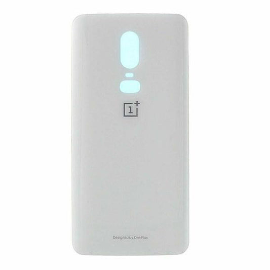 For OnePlus 6 Rear Back Glass Battery Cover - White