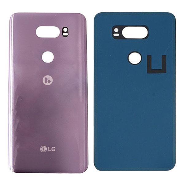 For LG V30 Rear Back Glass Battery Cover - Purple