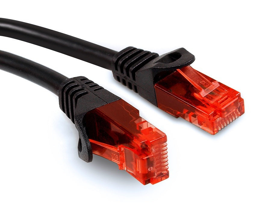 CAT6 cable UTP patch cable plug connector 7,5m Maclean MCTV-756 color black