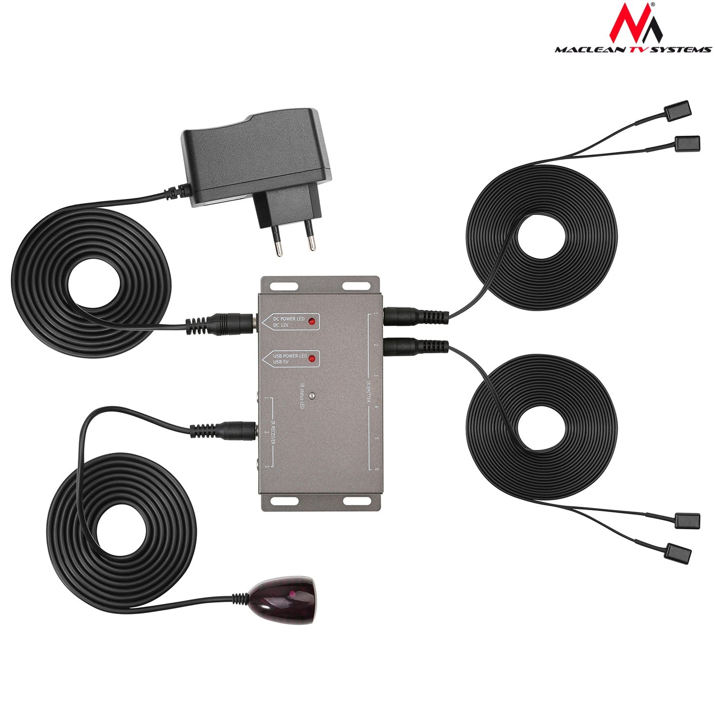 Maclean MCTV-522 IR Remote Control Extender Receiver