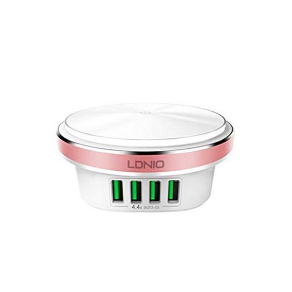 LDNIO A4406 4 Port Plug USB Hub Desktop Charger