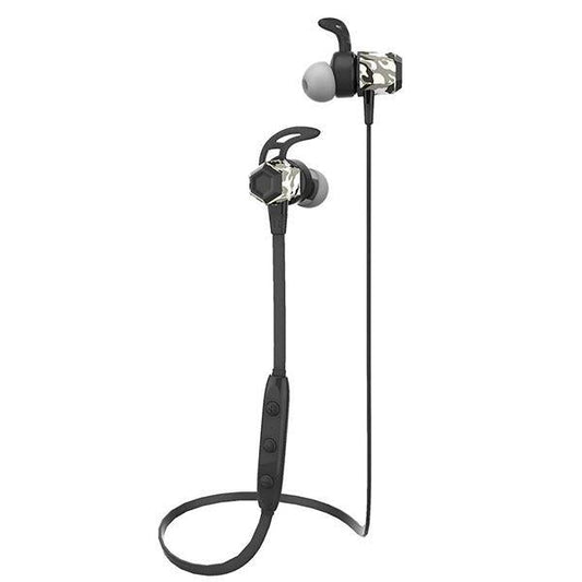 Vidvie BT804N Wireless Sport Bluetooth Sweatproof Earbuds with Mic - Army Green