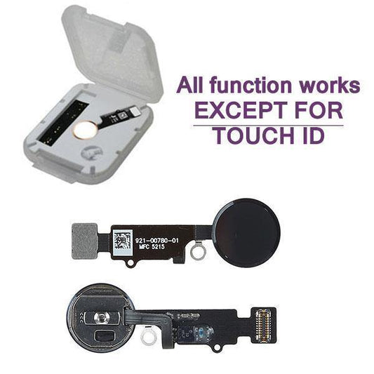 For Apple iPhone 7, 7 Plus, 8, 8 Plus Home Button Function Restore Black