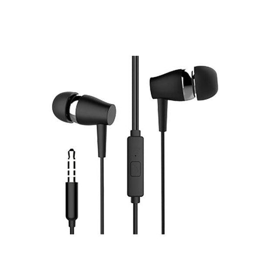 Vidvie HS636 Wired Earphones with Mic - Black