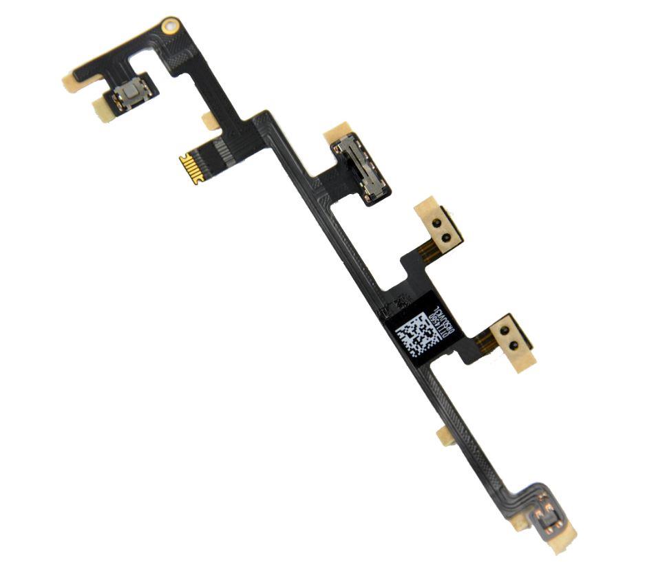 For iPad 3 and 4 Power On-Off Volume Mute Switch Control Key Flex Cable