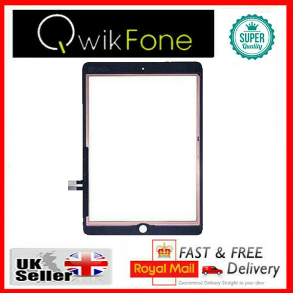 For iPad 6th Gen 9.7" 2018 Black Touch Screen Replacement Digitizer A1893 A1954