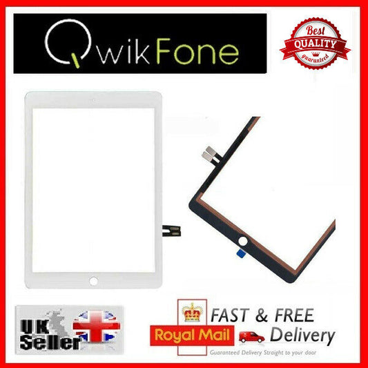 For iPad 6th Gen 9.7" 2018 White Touch Screen Replacement Digitizer A1893 A1954