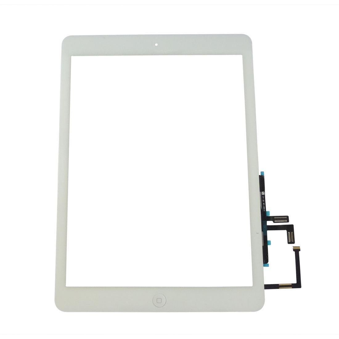 For iPad Air 1 - iPad 5 (2017) Touch Screen Digitizer Glass with Home Button Glue White