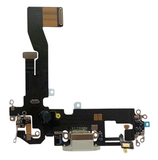 For Apple iPhone 12 Pro Charging Port Flex Cable Part - White
