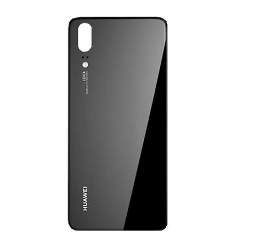 For Huawei P20 Rear Back Glass Battery Cover - Black