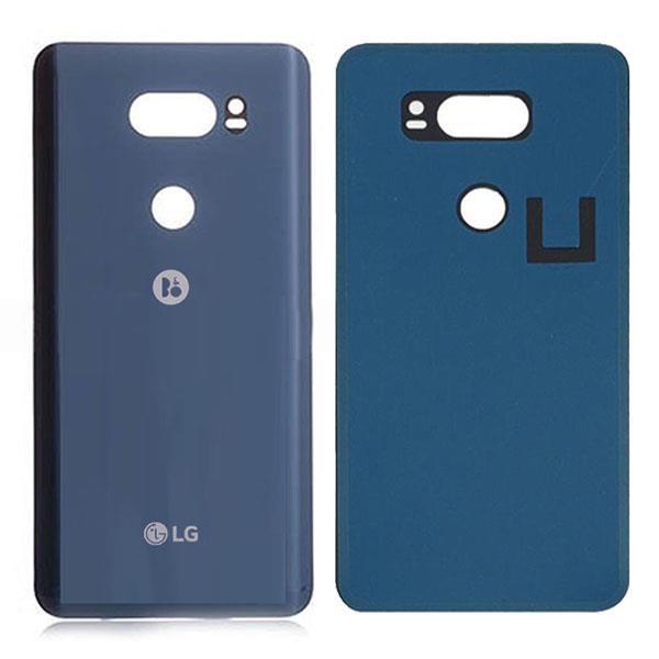 For LG V30 Rear Back Glass Battery Cover - Blue