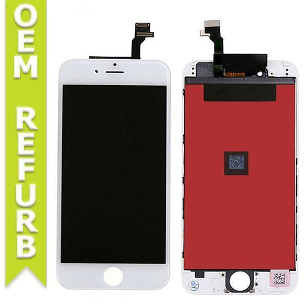 For Apple iPhone 6 LCD Display + Touch Screen White OEM