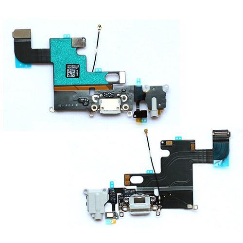 For Apple iPhone 6 Charging Port MIC Headphones White