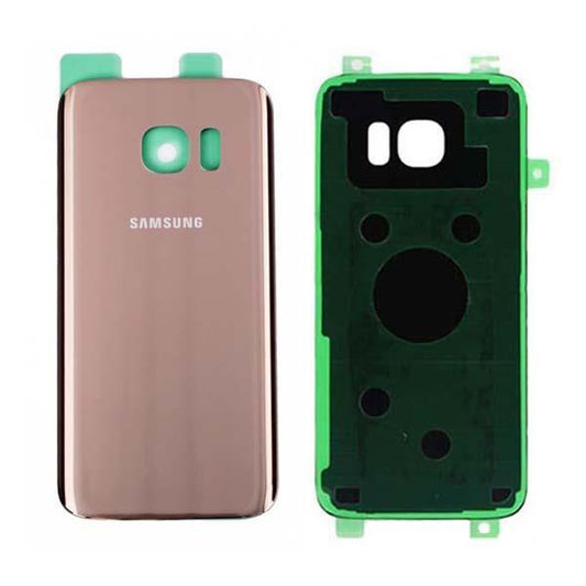 For Samsung Galaxy S7 Rear Back Glass Cover - Pink