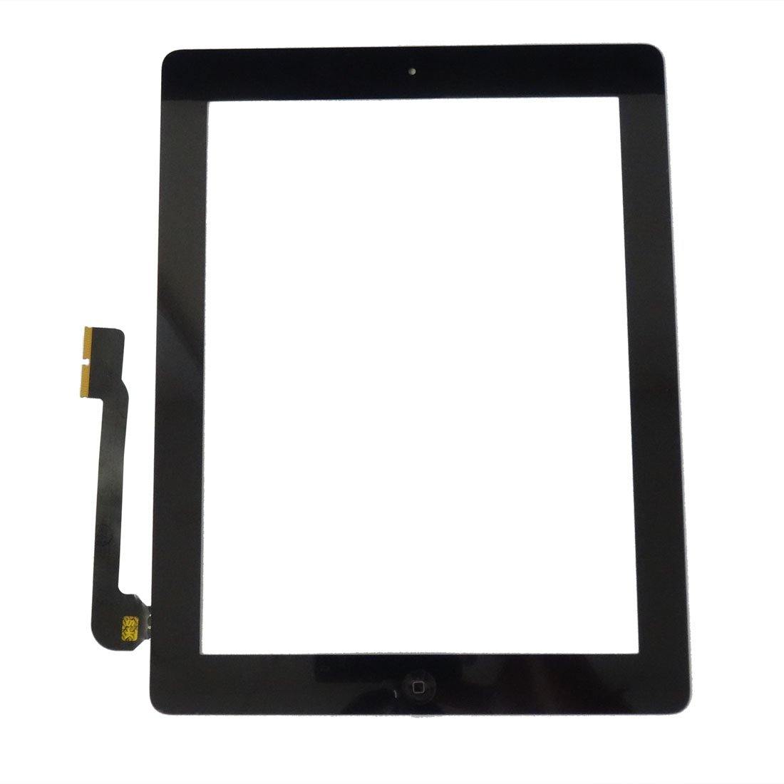 For Apple iPad 3 & 4 Digitizer Replacement Touch Screen Black With Home Button
