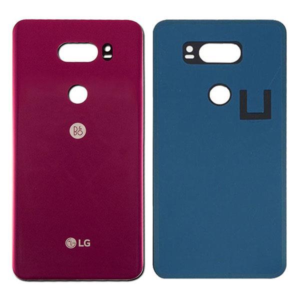 For LG V30 Rear Back Glass Battery Cover - Red