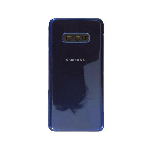 Replacement For Samsung Galaxy S10E SM-G970F Blue Rear Back Glass With Lens