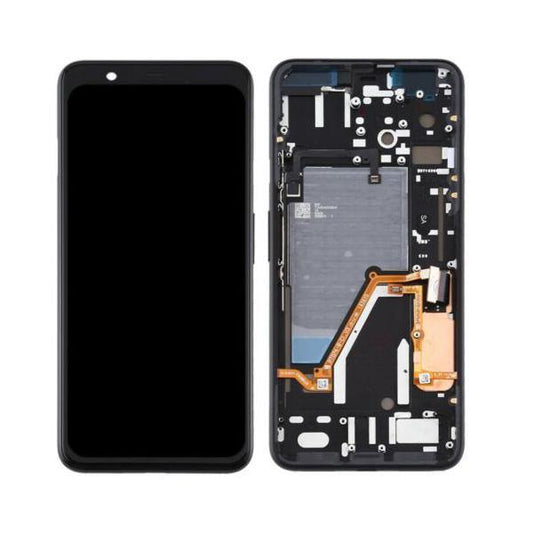 For Google Pixel 4 XL LCD Digitizer Screen Display with Frame - Black