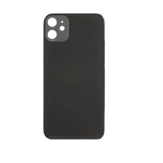 For Apple iPhone 11 Back Glass Black Big Hole Replacement