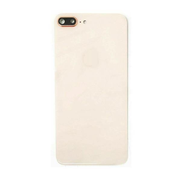 For Apple iPhone 8 Plus Back Glass Gold Hole Replacement