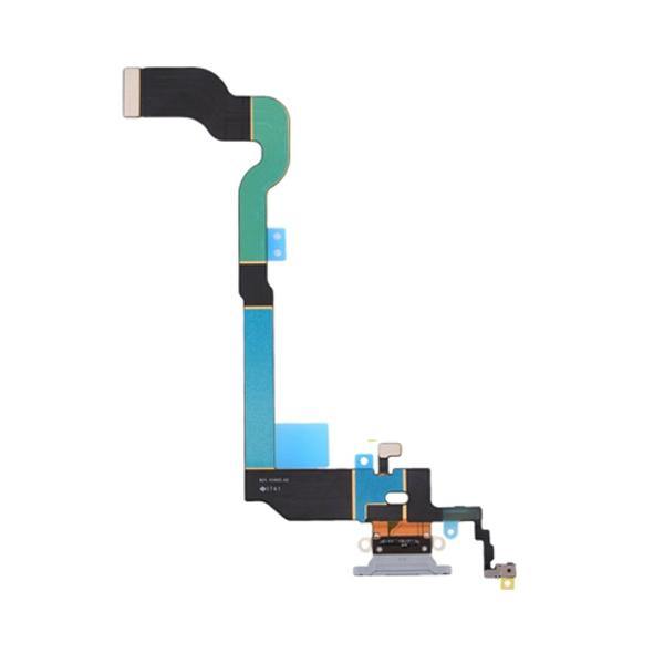 For OEM Apple iPhone X Charging Port Flex Cable Original Silver-White