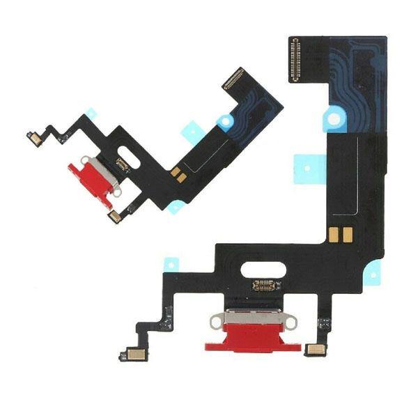 Original iPhone XR Red Charging Port Flex Cable OEM Replacement UK