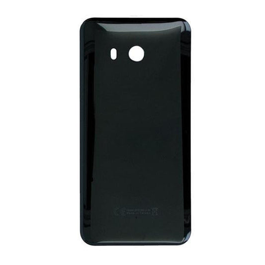 For HTC U11 Rear Back Glass Cover - Black