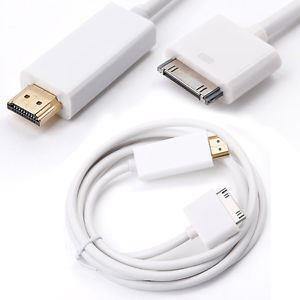 30 Pin Dock Connector to HDMI TV Cable Adapter for iPad 2, 3 & iPhone 4, 4S