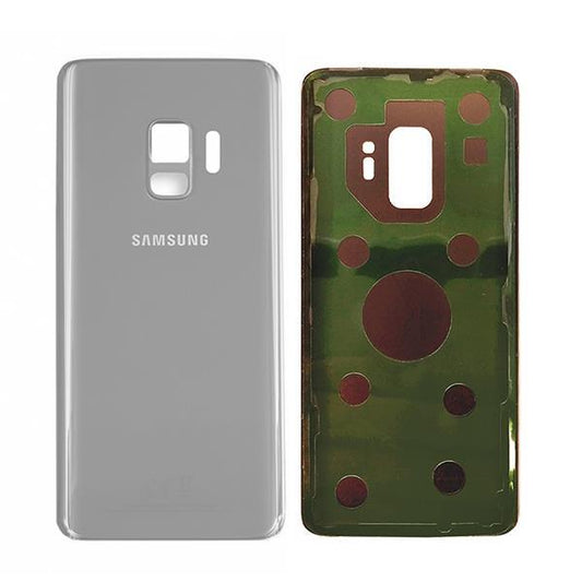 For Samsung Galaxy S9 Rear Back Glass Cover - Silver