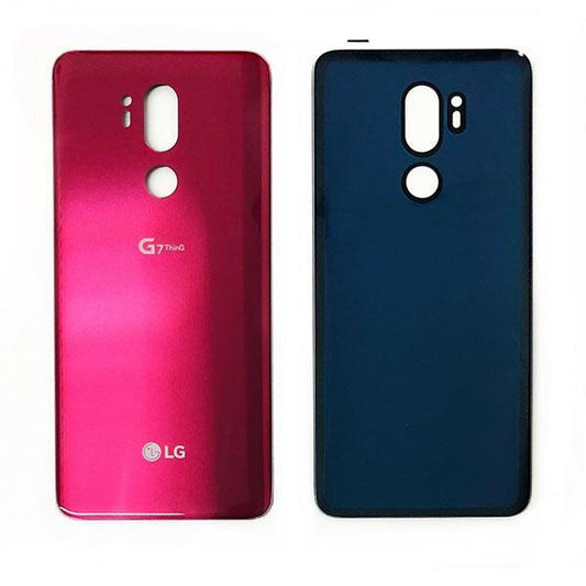 For LG G7 ThinQ Rear Back Glass Battery Cover - Red